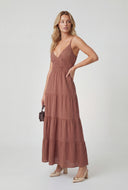 Aleena Tiered Crepe A-Line Sundress
