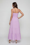 Aleena Tiered Crepe A-Line Sundress