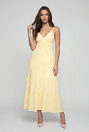 Aleena Tiered Crepe A-Line Sundress