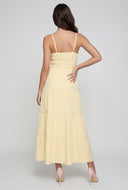 Aleena Tiered Crepe A-Line Sundress