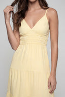 Aleena Tiered Crepe A-Line Sundress