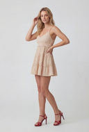 Tiered Ruffle Gauze Mini Sundress