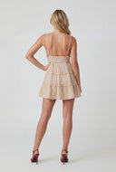 Tiered Ruffle Gauze Mini Sundress