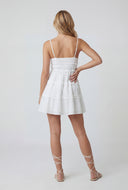 Tiered Ruffle Gauze Mini Sundress