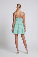 Tiered Ruffle Gauze Mini Sundress