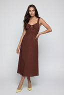 Julieta Poplin Keyhole Sundress