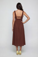 Julieta Poplin Keyhole Sundress
