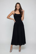Crepe Pocket Spaghetti Strap Sundress