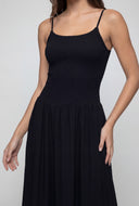 Crepe Pocket Spaghetti Strap Sundress