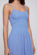 Crepe Pocket Spaghetti Strap Sundress
