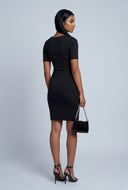 Keyhole Midi Dress