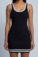 Knit Varsity Mini Dress