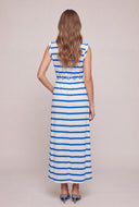 Striped Maxi Shirt Dress