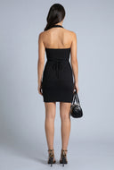 Rib Knit Halter Midi Dress