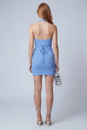 Rib Knit Halter Midi Dress