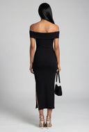 Margot Off The Shoulder Midi Dress
