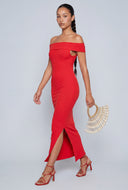 Margot Off The Shoulder Midi Dress