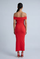 Margot Off The Shoulder Midi Dress