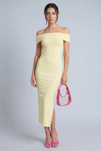 Margot Off The Shoulder Midi Dress