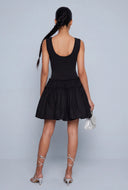 Sleeveless Tiered Skater Dress