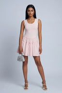 Sleeveless Tiered Skater Dress