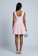 Sleeveless Tiered Skater Dress