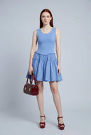 Sleeveless Tiered Skater Dress