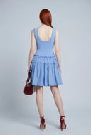 Sleeveless Tiered Skater Dress