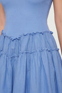 Sleeveless Tiered Skater Dress