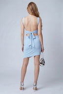 Low Tie Back Mini Dress
