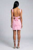 Low Tie Back Mini Dress
