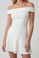 Guinevere Off The Shoulder Skater Dress