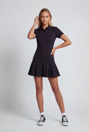 Lilith Short Sleeve Skater Polo Dress