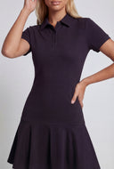 Lilith Short Sleeve Skater Polo Dress