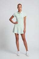 Lilith Short Sleeve Skater Polo Dress