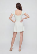 Scoop Open Back Skater Dress
