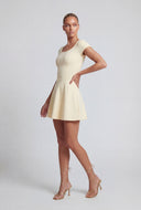 Scoop Open Back Skater Dress