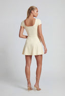 Scoop Open Back Skater Dress