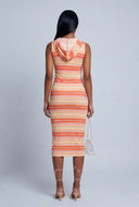 Marlowe Striped Hooded Dress