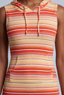 Marlowe Striped Hooded Dress