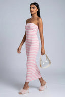 Angelina Striped Tube Dress