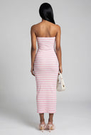 Angelina Striped Tube Dress