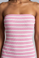 Angelina Striped Tube Dress