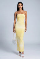 Angelina Striped Tube Dress