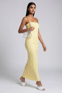 Angelina Striped Tube Dress