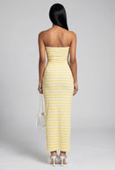Angelina Striped Tube Dress