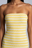 Angelina Striped Tube Dress