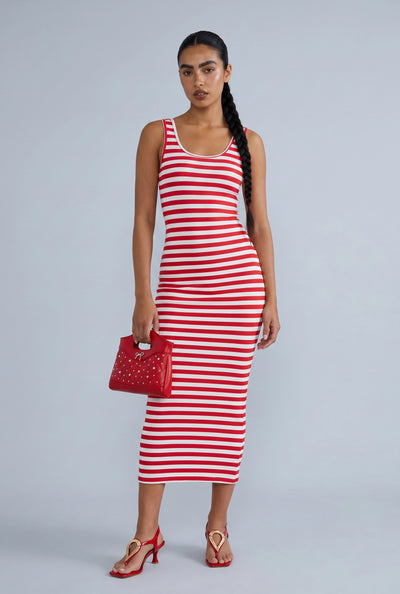 Striped Tank Maxi Dress