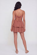 Tiered Ruffle Skater Dress