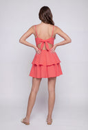 Tiered Ruffle Skater Dress